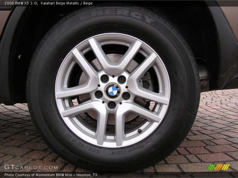 Kalahari Beige Metallic / Beige 2006 BMW X5 3.0i