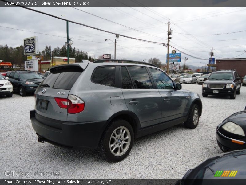 Silver Grey Metallic / Black 2004 BMW X3 2.5i