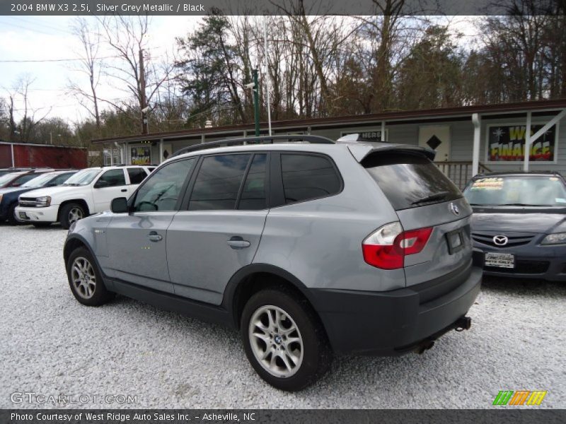 Silver Grey Metallic / Black 2004 BMW X3 2.5i