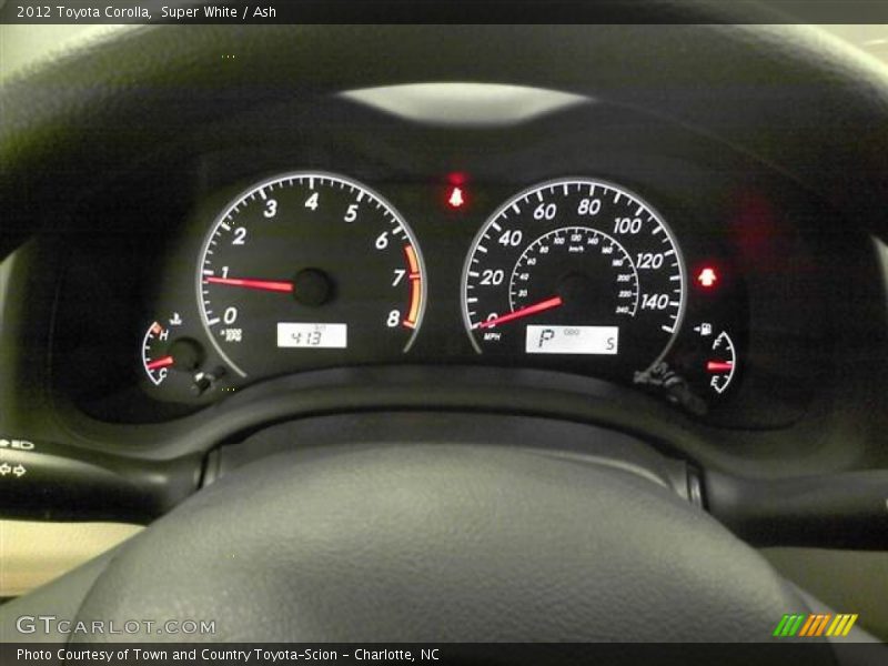 Super White / Ash 2012 Toyota Corolla