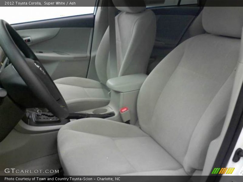 Super White / Ash 2012 Toyota Corolla