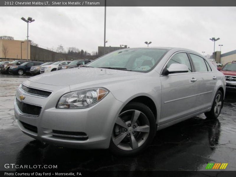 Silver Ice Metallic / Titanium 2012 Chevrolet Malibu LT