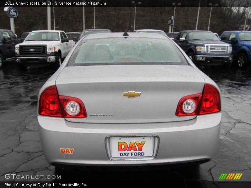 Silver Ice Metallic / Titanium 2012 Chevrolet Malibu LT