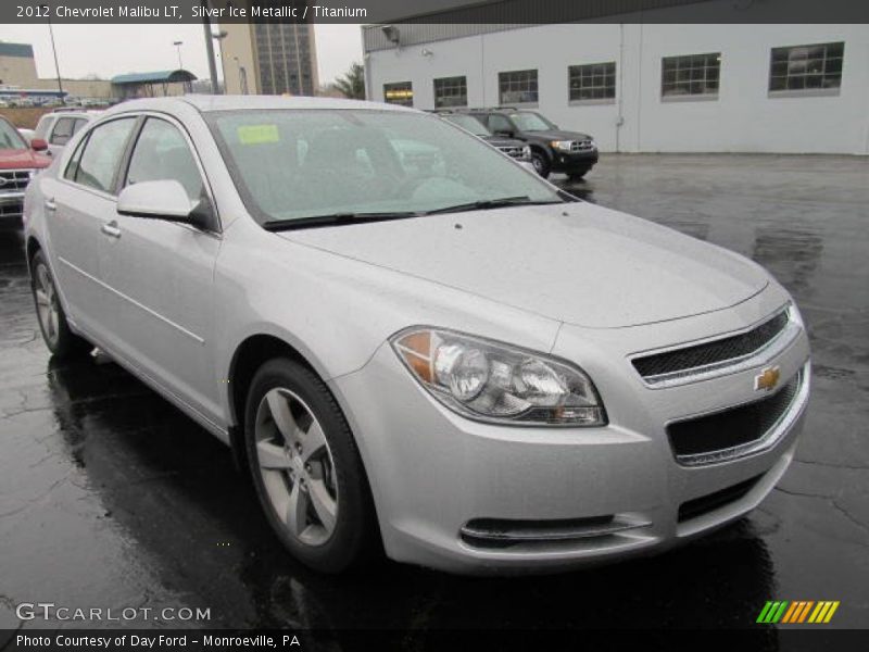 Silver Ice Metallic / Titanium 2012 Chevrolet Malibu LT