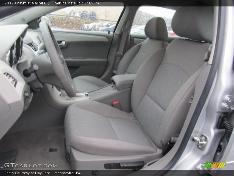 Silver Ice Metallic / Titanium 2012 Chevrolet Malibu LT