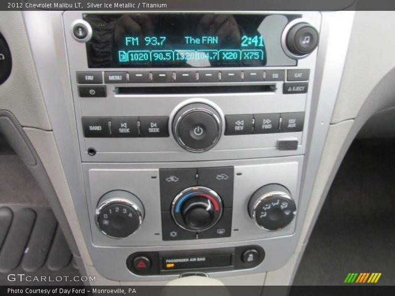 Silver Ice Metallic / Titanium 2012 Chevrolet Malibu LT