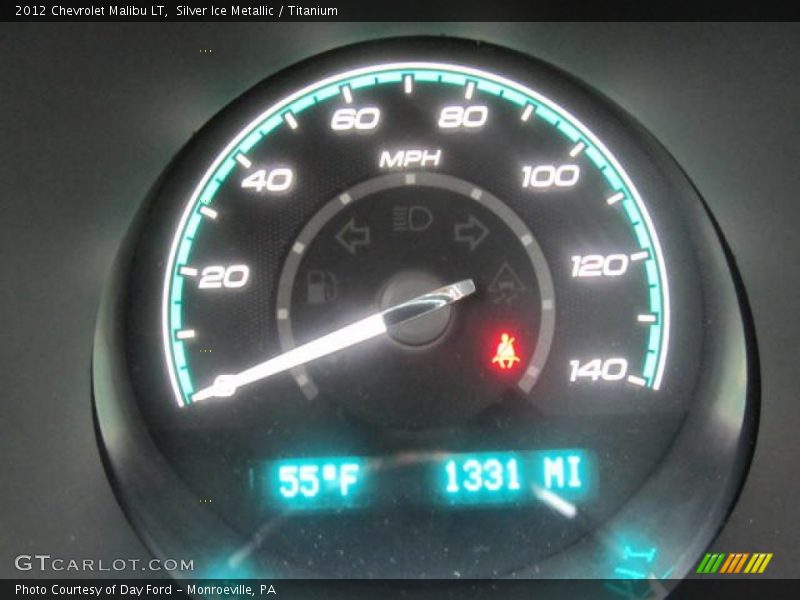 Silver Ice Metallic / Titanium 2012 Chevrolet Malibu LT