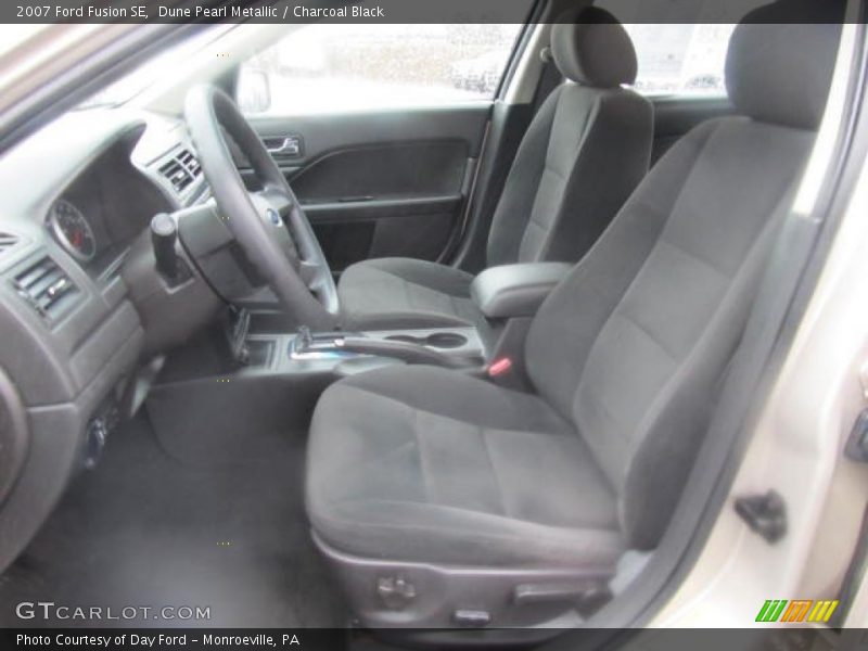 Dune Pearl Metallic / Charcoal Black 2007 Ford Fusion SE