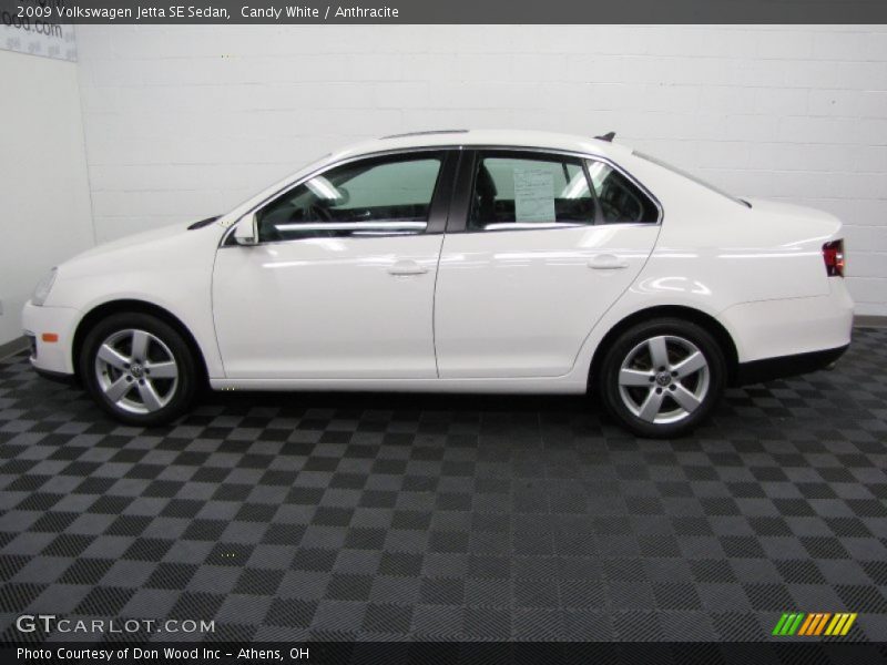 Candy White / Anthracite 2009 Volkswagen Jetta SE Sedan