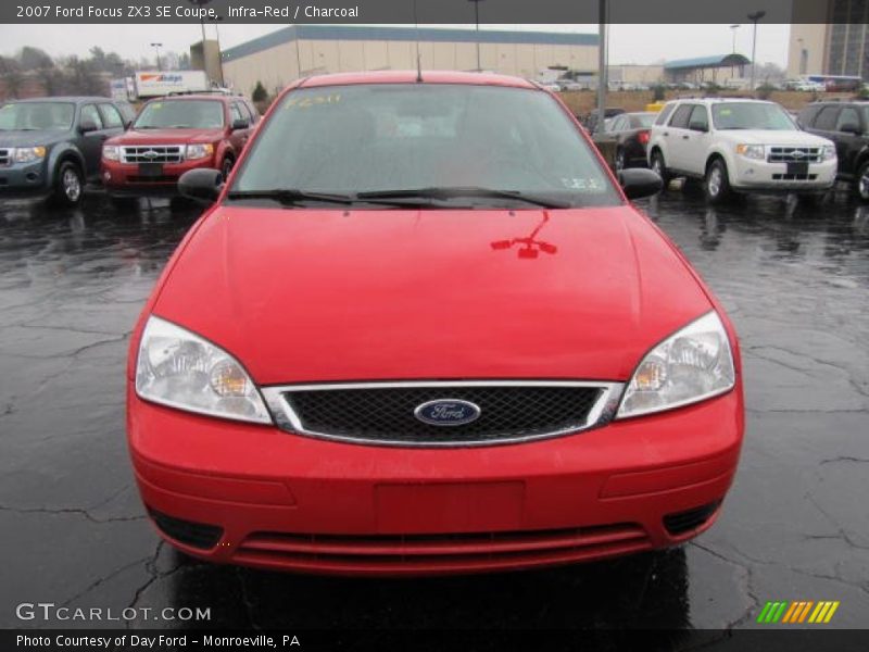 Infra-Red / Charcoal 2007 Ford Focus ZX3 SE Coupe