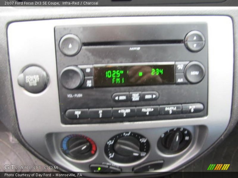Infra-Red / Charcoal 2007 Ford Focus ZX3 SE Coupe