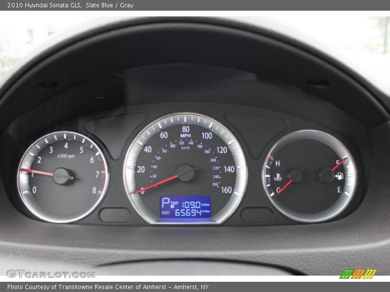Slate Blue / Gray 2010 Hyundai Sonata GLS