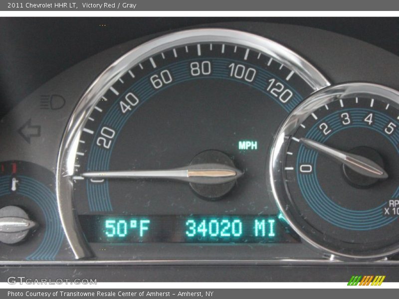 Victory Red / Gray 2011 Chevrolet HHR LT