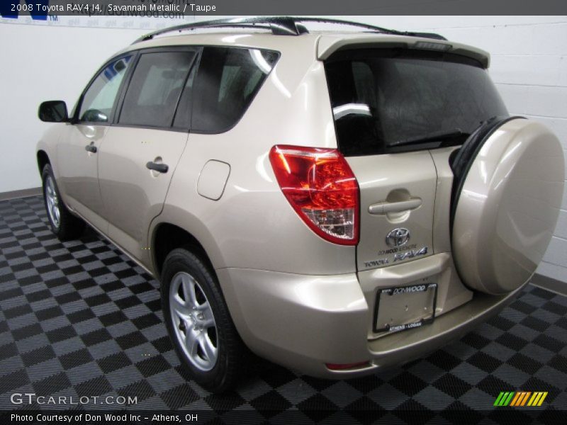 Savannah Metallic / Taupe 2008 Toyota RAV4 I4