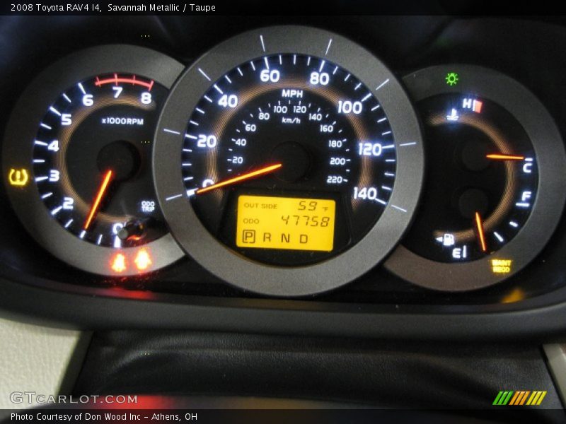 Savannah Metallic / Taupe 2008 Toyota RAV4 I4