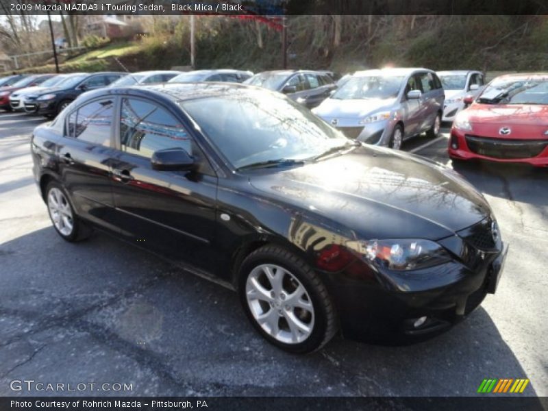 Black Mica / Black 2009 Mazda MAZDA3 i Touring Sedan