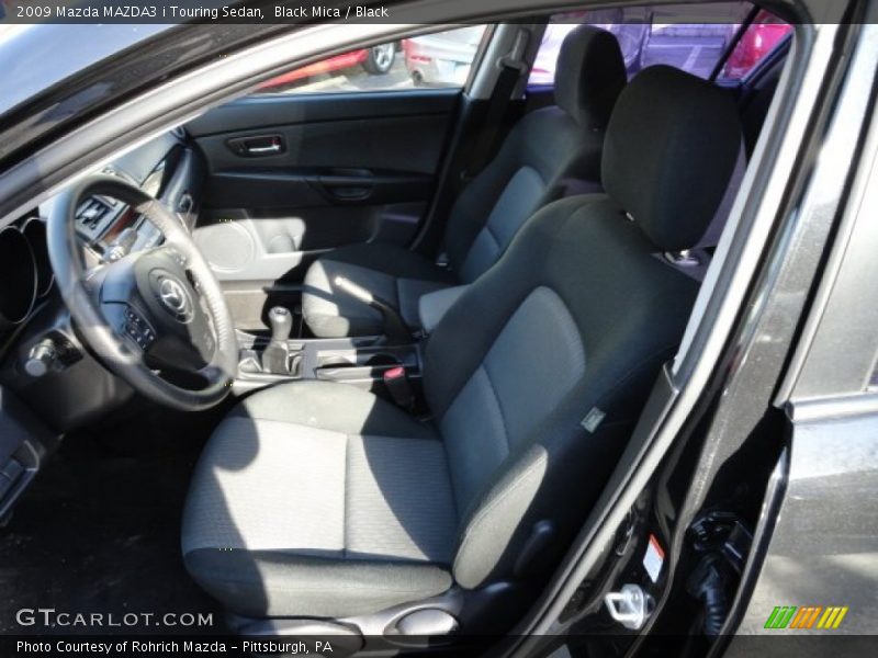 Black Mica / Black 2009 Mazda MAZDA3 i Touring Sedan