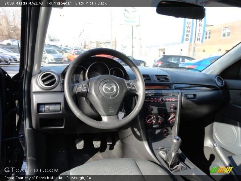 Black Mica / Black 2009 Mazda MAZDA3 i Touring Sedan