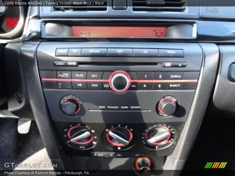 Black Mica / Black 2009 Mazda MAZDA3 i Touring Sedan