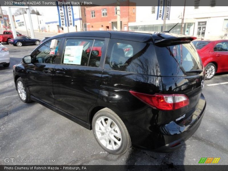 Brilliant Black / Black 2012 Mazda MAZDA5 Touring