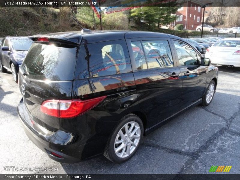 Brilliant Black / Black 2012 Mazda MAZDA5 Touring