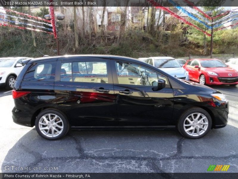 Brilliant Black / Black 2012 Mazda MAZDA5 Touring