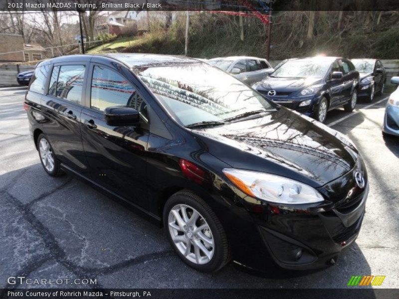 Brilliant Black / Black 2012 Mazda MAZDA5 Touring