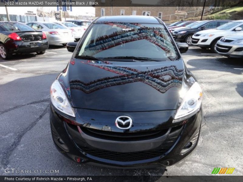 Brilliant Black / Black 2012 Mazda MAZDA5 Touring