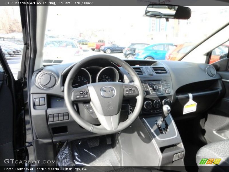 Dashboard of 2012 MAZDA5 Touring