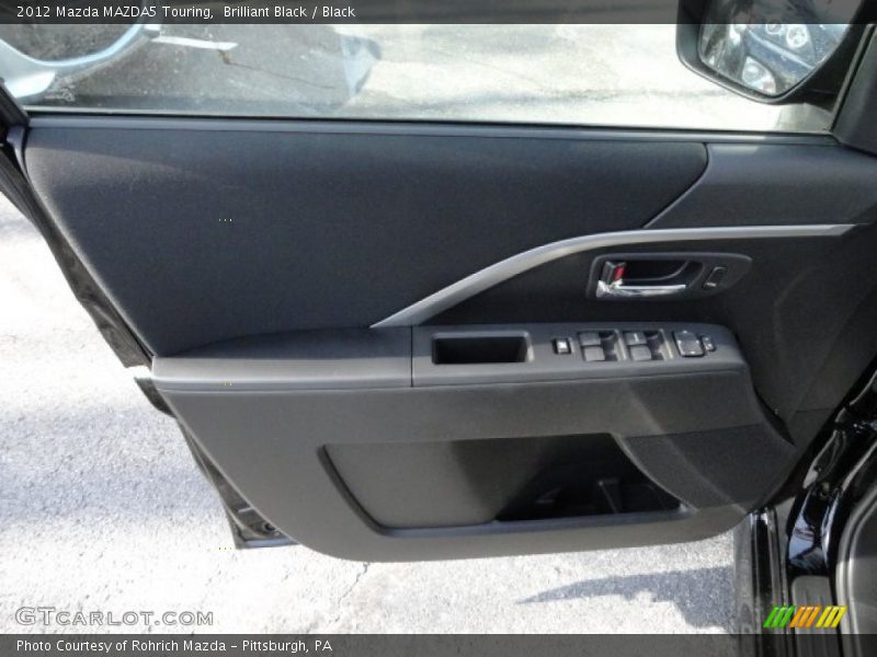 Brilliant Black / Black 2012 Mazda MAZDA5 Touring