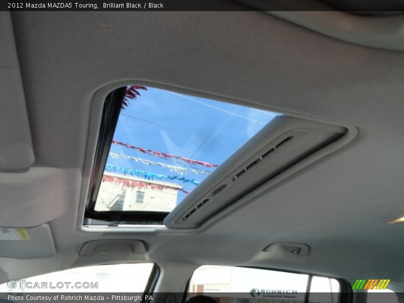 Brilliant Black / Black 2012 Mazda MAZDA5 Touring
