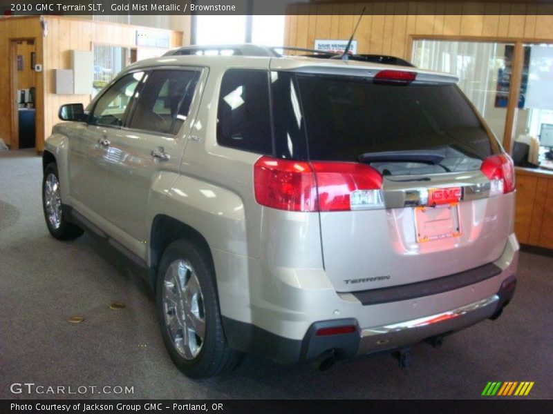 Gold Mist Metallic / Brownstone 2010 GMC Terrain SLT