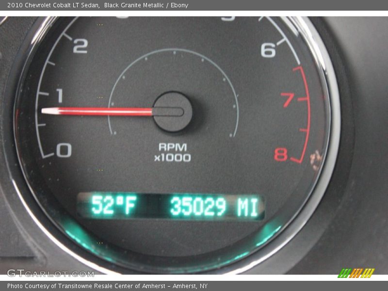 Black Granite Metallic / Ebony 2010 Chevrolet Cobalt LT Sedan