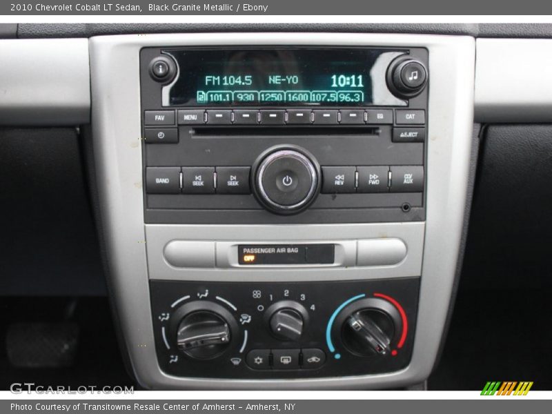 Black Granite Metallic / Ebony 2010 Chevrolet Cobalt LT Sedan