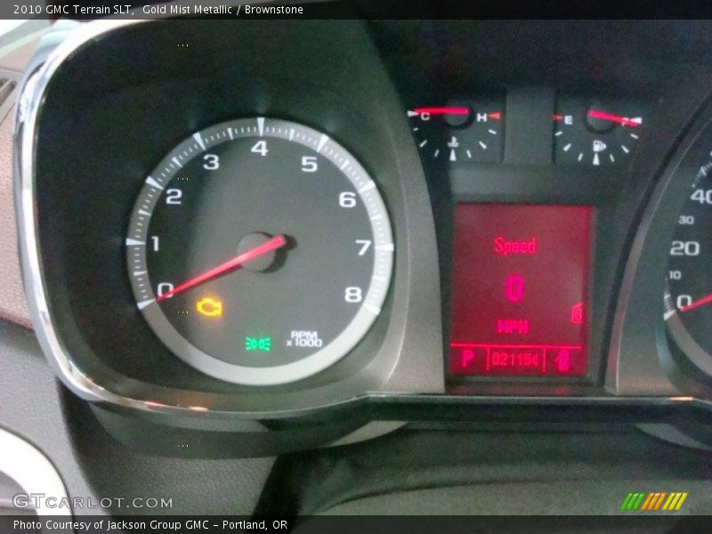 Gold Mist Metallic / Brownstone 2010 GMC Terrain SLT