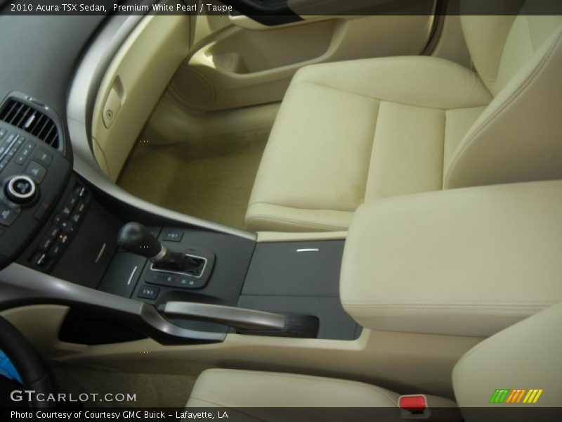 Premium White Pearl / Taupe 2010 Acura TSX Sedan