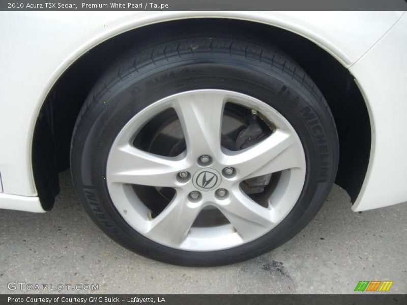 Premium White Pearl / Taupe 2010 Acura TSX Sedan