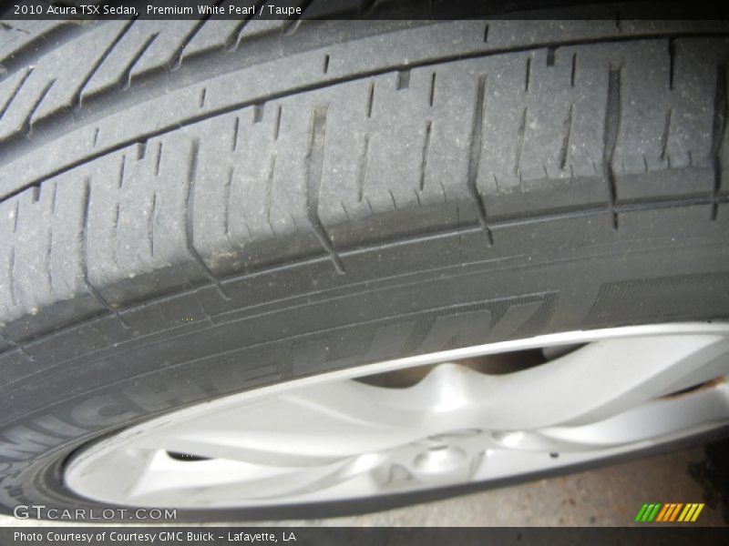 Premium White Pearl / Taupe 2010 Acura TSX Sedan