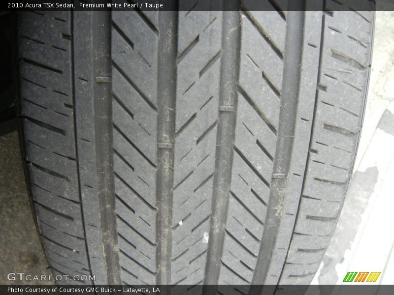 Premium White Pearl / Taupe 2010 Acura TSX Sedan