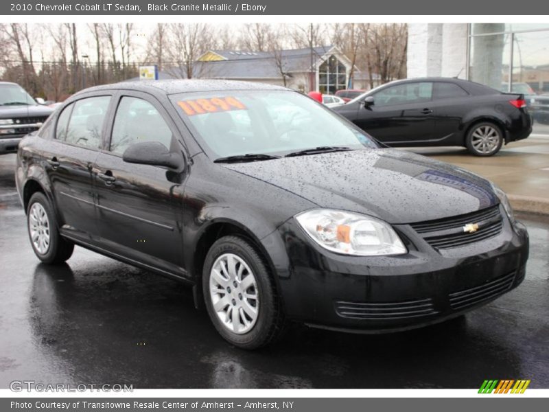Black Granite Metallic / Ebony 2010 Chevrolet Cobalt LT Sedan