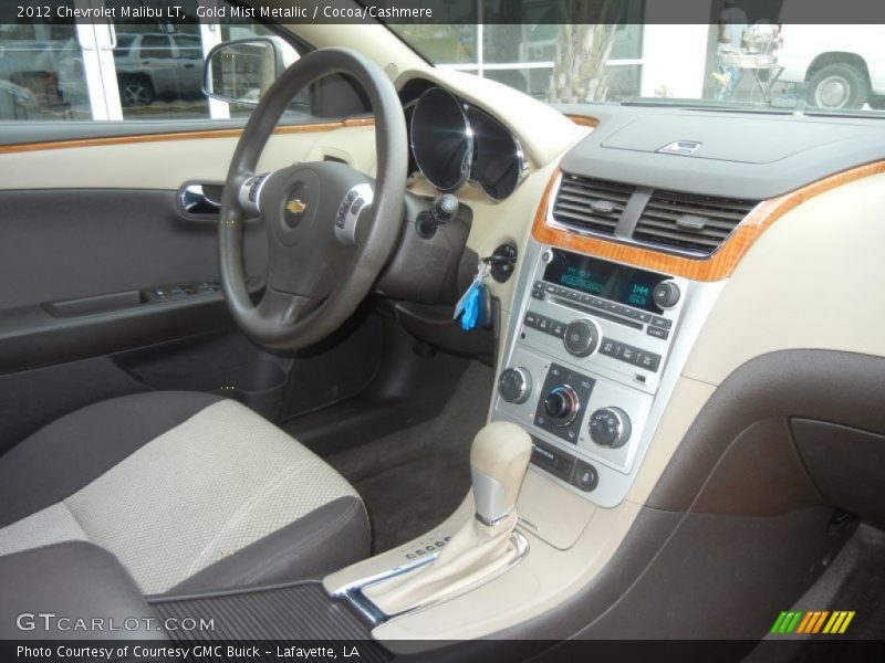 Gold Mist Metallic / Cocoa/Cashmere 2012 Chevrolet Malibu LT