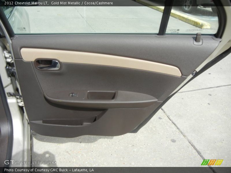 Gold Mist Metallic / Cocoa/Cashmere 2012 Chevrolet Malibu LT