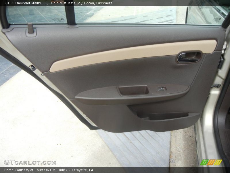 Gold Mist Metallic / Cocoa/Cashmere 2012 Chevrolet Malibu LT