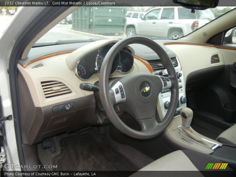 Gold Mist Metallic / Cocoa/Cashmere 2012 Chevrolet Malibu LT