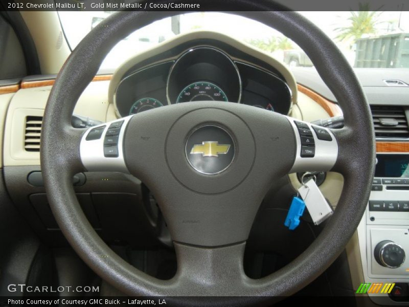 Gold Mist Metallic / Cocoa/Cashmere 2012 Chevrolet Malibu LT