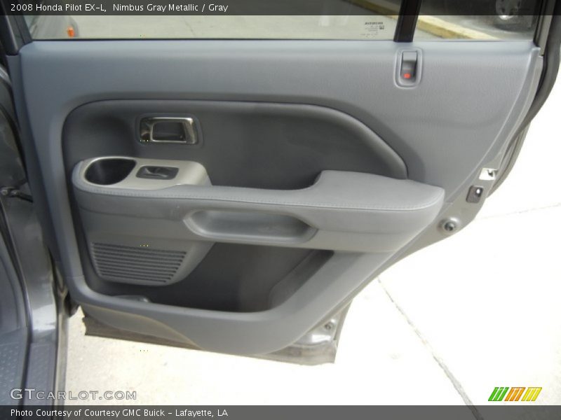 Nimbus Gray Metallic / Gray 2008 Honda Pilot EX-L