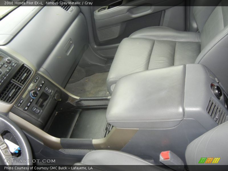Nimbus Gray Metallic / Gray 2008 Honda Pilot EX-L