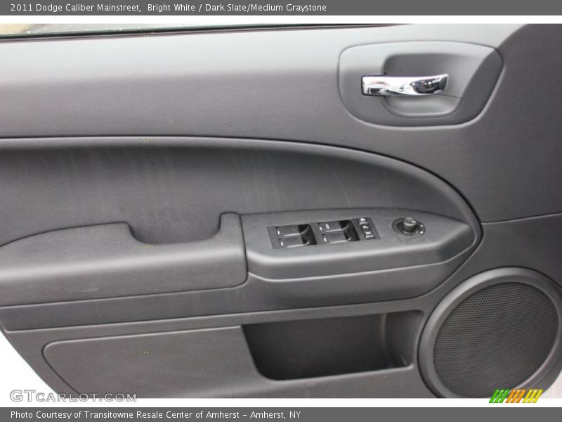 Bright White / Dark Slate/Medium Graystone 2011 Dodge Caliber Mainstreet