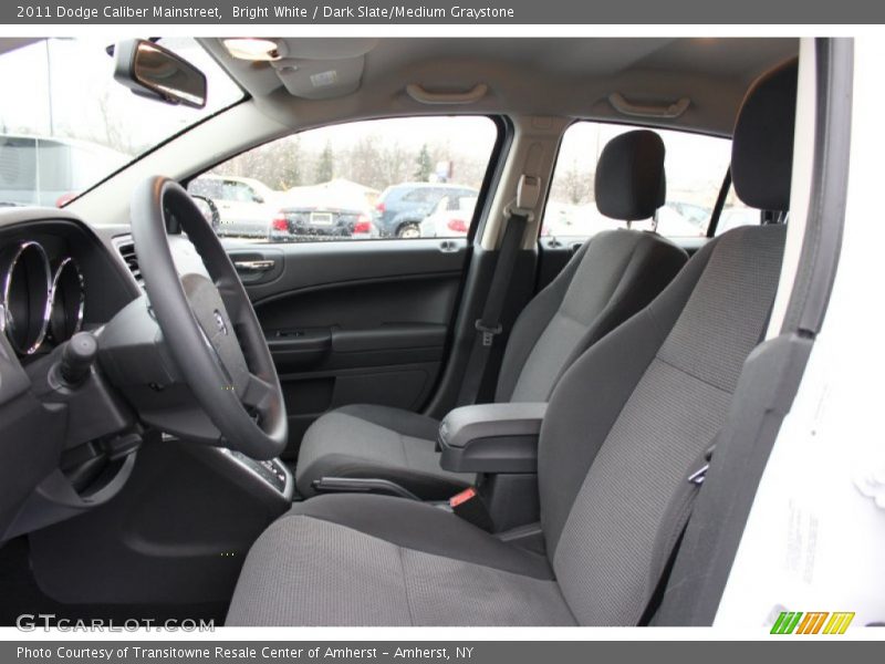 Bright White / Dark Slate/Medium Graystone 2011 Dodge Caliber Mainstreet