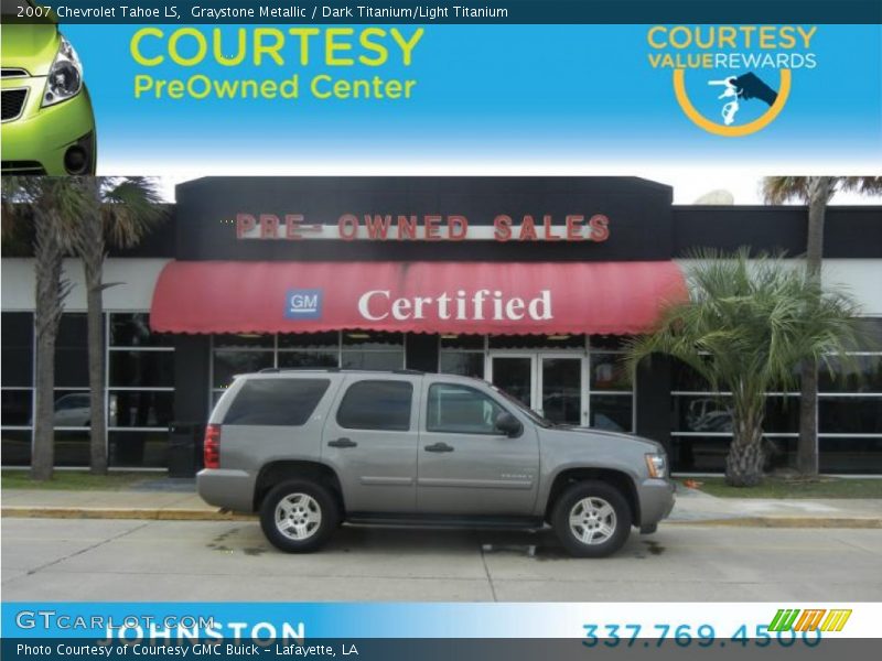 Graystone Metallic / Dark Titanium/Light Titanium 2007 Chevrolet Tahoe LS